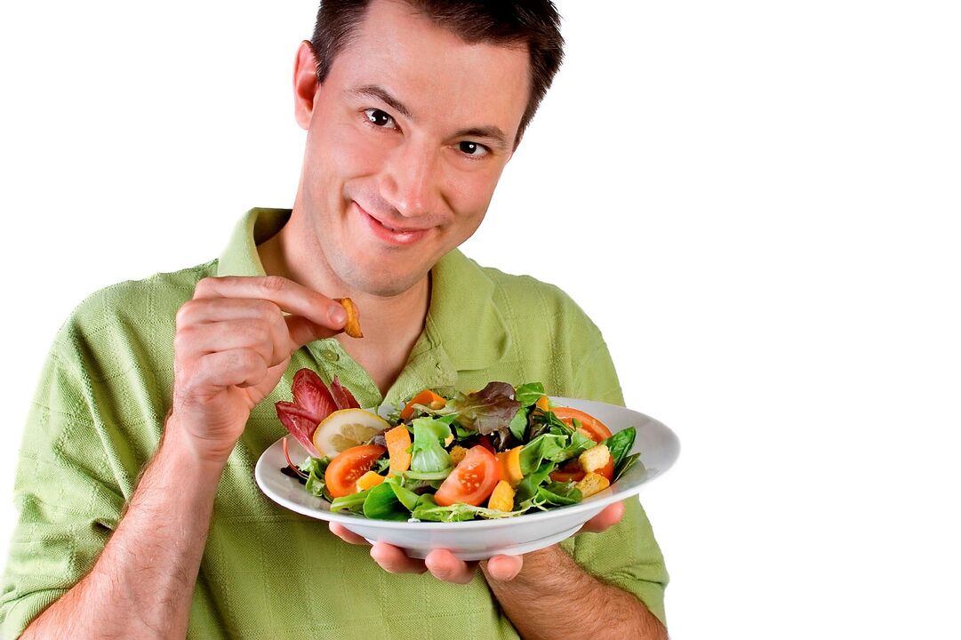 salade de légumes pour le pouvoir